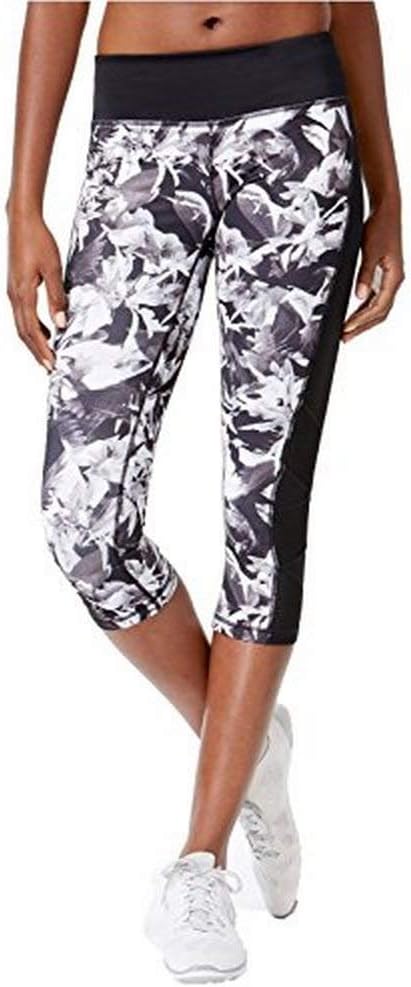 Women's Floral-Print Performance Cropped Leggings