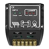 Anself 20A 12V/24V Solar Charge Controller Solar Panel Battery Regulator Safe Protection