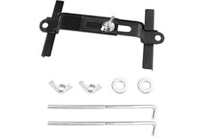 SALIOR Ajustable Battery Hold Down with Stainless J bolt Kit,A Specialty Automotive Tools Car Battery Holder of Car SUV Truck RV Camper and Trailer (7.5inch/19cm bolts)