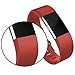 RedTaro Bands Compatible with Fitbit Charge 2, Accessories Fitbit Charge 2 Heart Rate Fitness Wristbands Small Red