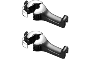 2pcs 2 in 1 Car Headrest Hidden Hook,2 in 1 Car Seat Headrest, Car Headrest Hidden Hook,Car Hooks for Purses and Bags,360° Ro