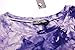 Zero City Women's Short Sleeve Casual Tie Dye Cotton Swing Tunic T-shirt Dresses Large Ze2010_purple