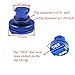 Compatible with Aluminum Billet Exhaust Fluid Cap Replacement for Ram Cummins (2013-Up)