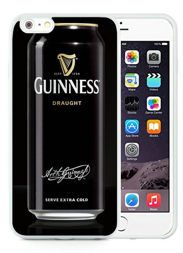 Guinness White Phone Case for 6S Plus Plus 5.5 Inch,iPhone 6 Plus TPU Case