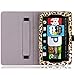 MoKo Case for Fire HD 6 - Slim Folding Cover for Amazon Kindle Fire HD 6 Inch 2014 Tablet, Leopard BROWN