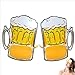 LUOEM Fancy Beer Mug Eyeglasses Carnival Party Supplies for Dress Accessory