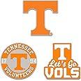 World Flags Direct Pack of three NCAA Collector Enamel Pins; 3 College Pin Badges by Wincraft (Tennessee Volunteers, 3 Pack Pin Set)