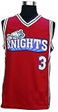 Basketball Jersey Los Angeles Knights jersey #3 KNIGHTS CAMBRIDGE jersey QIUYI-008-2 red XXL