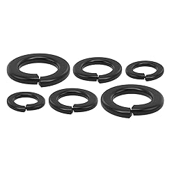 QISHENG 25 PCS Black 1/2"-13 Stainless Steel SAE