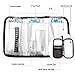 Dainayw Insulin Carrying Case, EVA Insulin Cooler Bag, Diabetic Travel Bag, Temperature Display, Waterproof, Medical with 3 Ice Packs (Black)