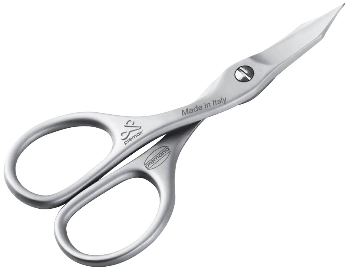 Premax V18530334MI Manicure Scissors, Stainless Steel, Sinua