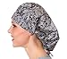 Women's Bouffant Surgical Scrub Hat Cap Many Fabric Choices