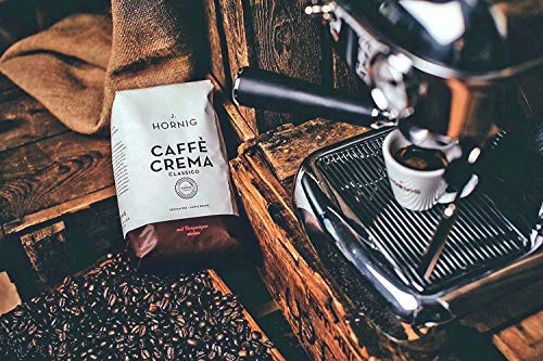 J. Hornig Kaffeebohnen Espresso, Caffè Crema Classico, Großpackung 6x1kg, schokoladiges & nussiges Aroma, für… – Bild 5