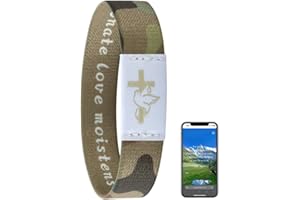 KUMAMART Bible Verse Bracelets Christian Bracelet Daily Bible Verse Bracelet with NFC Inspirational Bible Verse Bracelets for Women Bible Bracelet Wearable Bible Bracelet Christian Gift(Bible Bracelets Brown)