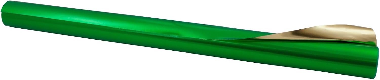 Folia R 15 - Aluminium Foil Laminated (Double Sided, 50 cm x 10 m Green/Gold, Gold / Grün, 50cm x 10m (DS) 1 Rolle - Image 3