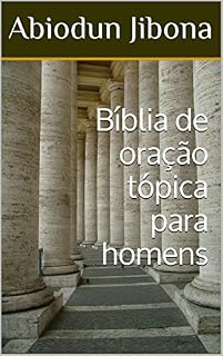Livro Bíblia de oração tópica para homens