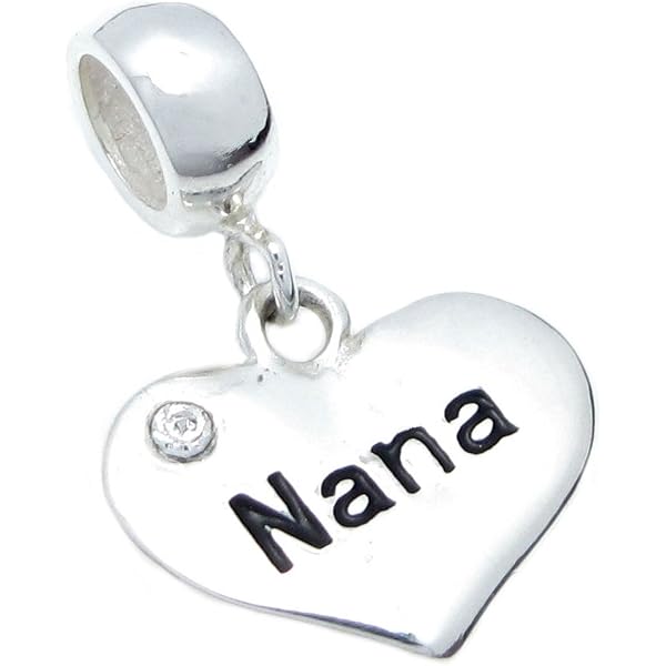 Sterling Silver Mother Daughter Love Heart Charm - Pink CZ Clover Dangle For European Bracelets