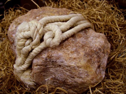 Salt Traders Brown Himalayan Animal Salt Lick with Rope: Full of The Essential Trace Minerals and Vitamins Your Horses and Cows Need to be Healthy!