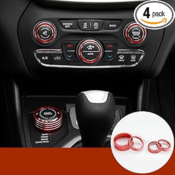 Amazon Com Hotrimworld Red Interior Center Console Air Condition