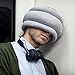 Ostrichpillow Light Commuting, Travel Pillow & Power Nap Pillow - Premium Comfort & Lightweight, Adjustable to Your Head, Small & Versatile, Reversible Design, Easy Cleaning