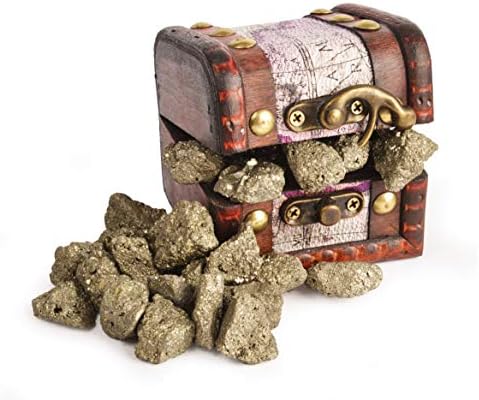 Pirates' Treasure Chest - Crammed with Genuine Fools Gold!