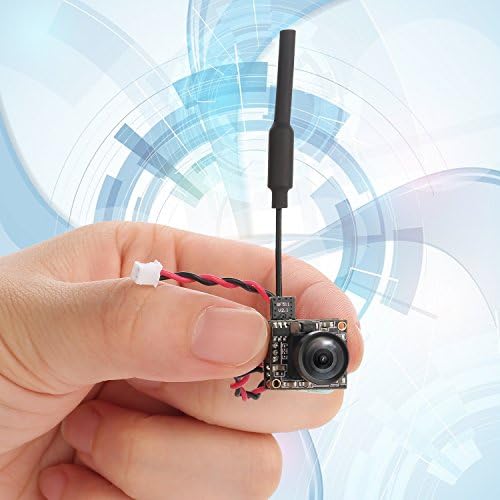 New Version 5.8G 40CH 25mW 600TVL Micro AIO Camera Video Transmitter With Antenna Combo for FPV Drone Racing Quadcopter by Aneagle