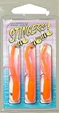 Hooked on Tackle Trout Trap Stinger (3-Pack), Orange Fire Tail