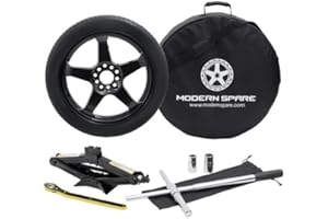 Complete Compact Spare Tire Kit w/Carrying Case - Fits 2018-2024 BMW X3 (G01) - Modern Spare