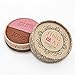 Makeup Set Kabuki Brush & Blush - By Jing Ai - Two Shades Light, Medium Or Dark For Any Complexion. Rich In Vitamins A & E. Paraben, Gluten, Cruelty Free Vegan Formula Very Nourishing For Your Skin