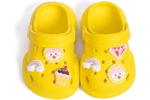 Kannior Toddler Kids Infant Boys Girls Cute Garden Clogs Water Sandals Slip On Shoes Slipper Slides Lightweight Outdoor Summer Children Beach Pool Play Shoes (Baby/Toddler Kids)