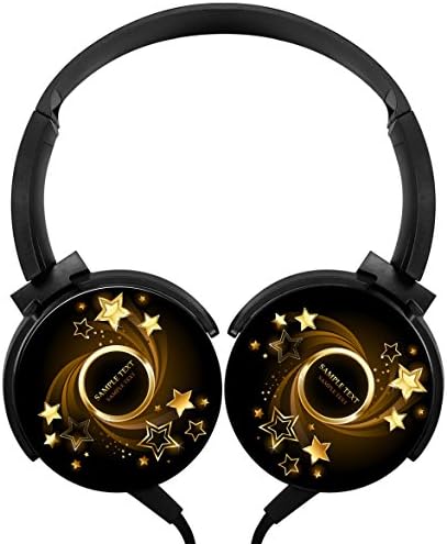 Magic Circle Wired Headsets Headphones Axis Rotation Hi-Fi 3D DIY Printing Heavy Bass Stereo Headsets Headsets