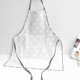 kuou Fashion Star Apron Women Adjustable 2 Front Pockets Canvas Kitchen view 6