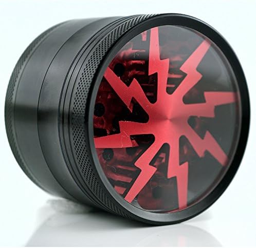 Rogue Gardens Tesla 4-Piece Herb Grinder (Rage (Red))