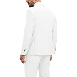 Aowdoy Men's Suits 3 Piece Slim Fit Tuxedo Suit One