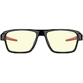 GUNNAR - Gaming Glasses - Blocks 65% Blue Light - Lightning Bolt, Onyx, Amber Tint