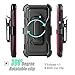 Case Compatible with LG Stylo 3/LG Stylus 3/LG Stylo 3 Plus 2017, Venoro Heavy Duty Shockproof Protection Case Cover with Swivel Belt Clip and Kickstand for LG LS777 / MP450 / M430 (Pink)