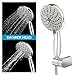 High Pressure Showerhead Handheld Showerheads 5 Spray Settings Body Sprays, Adjustable Shower Head with Hose Easy to Install Detachable Chrome Stainless Steel for Bathroom