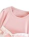 NNJXD Baby Girl Long Sleeve Cotton Kids Casual School Dress for Children Size 9-12 Months Pink