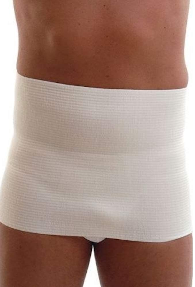 EGI Thermal Belly for Men Women Wool and Cotton Belt Lumbar Band - White - XXXXX-Large