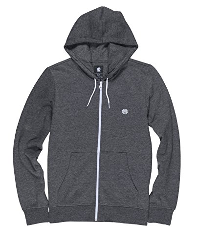 Element Men's Cornell Classic Zip Hoody, Charcoal Heather, L
