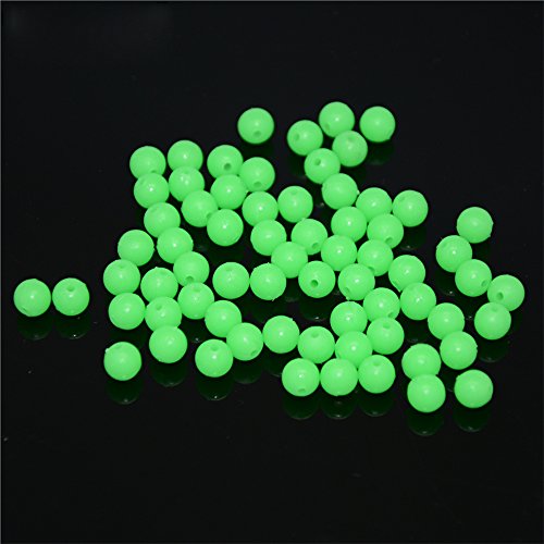 100Pcs diameter 8mm Hard Luminous Fishing Beads Sea Fishing Lure Tackles Artificial Baits Fishing Tackle accessories - Thumbnail 4
