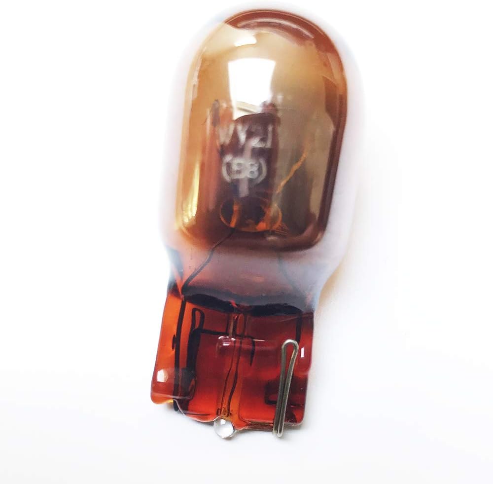 585 WY21W Chrome Amber Indicator Capless Wedge Bulbs (Twin Pack) - Image 4