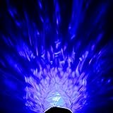 LESHP Projection Flame Light, Waterproof Magical Spotlight Rotating LED Projector Light with Flame Lightings for Indoor Outdoor Christmas Festival Decorations for Home, Garden, Landscape