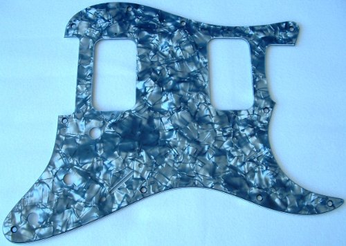 US BLACK PEARLOID HH PICKGUARD FITS AMERICAN STRAT