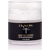 IKNOW VERY NECESSARY Broad Spectrum SPF 40 Skincare, Sun Protection Cream for UV Protection, Broad Spectrum SPF 40 Moisturizer Lotion for Pro-Aging, Spf 40 Facial Moisturizer and Sunblock