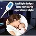 Best Digital Medical Thermometer (Baby and Adult Termometro), Accurate and Fast Readings - Oral and Rectal Thermometer for Children Babies Adults with Fever Alarm