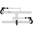 KUAT Sherpa 2.0 Durable Lightweight Aluminum Compact 2 Bike Transporting Hitch Rack with Cable Lock & Foldable Tire Cradles | Capacity - 40 Lbs per Tray