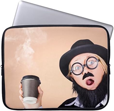 Eratio Surprised Business Person High on Coffees Laptop Sleeve 13 Inch Macbook Air Case Macbook Pro Sleeve and 13 Inch Laptop Bag