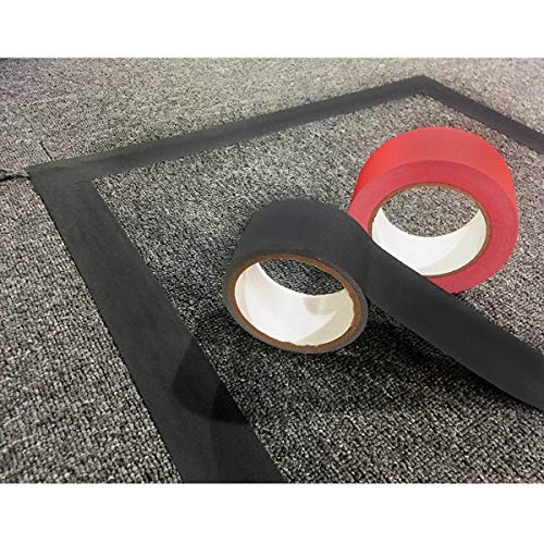 Forestchill Real Premium Grade Gaffer Tape 2 Inch X 30 Yards,Professional Heavy Duty Tape, Residue Free Matte Non Reflective Easy to Tear for Cables, Theater Stage Setup, Filming, Multip (Red)