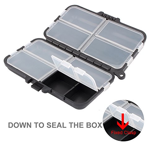 image for Yosoo Fishing Bait Box, 26 Compartments Waterproof Fishing Storage Box